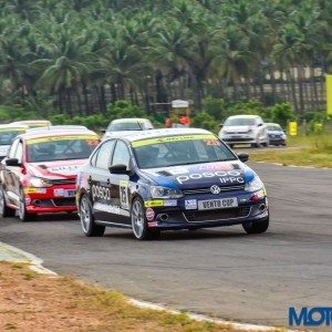 Anindith Reddy wins in the Round  Race  of Volkswagen Vento Cup