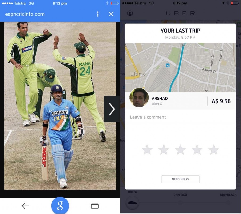 Arshad Khan - Pakistani Cricketer Turns Uber Cab Driver - Facebook Post