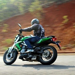 Benelli TNT riding shot