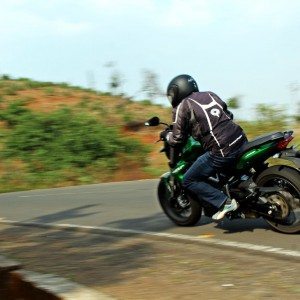 Benelli TNT riding shot