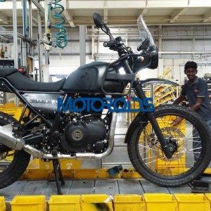 EXCLUSIVE Royal Enfield Himalayan Spied on Production Line