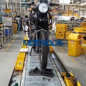 EXCLUSIVE Royal Enfield Himalayan Spied on Production Line