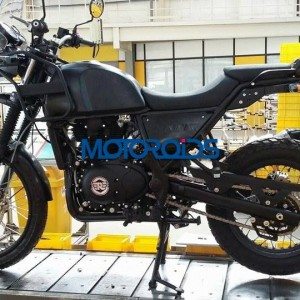 EXCLUSIVE Royal Enfield Himalayan Spied on Production Line
