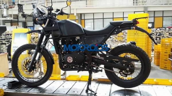 EXCLUSIVE Royal Enfield Himalayan Spied on Production Line