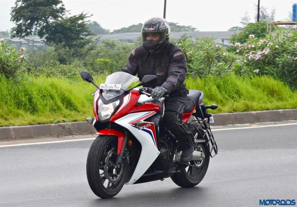 Honda CBR650F riding comfort