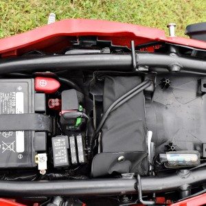 Honda CBRF underseat storage