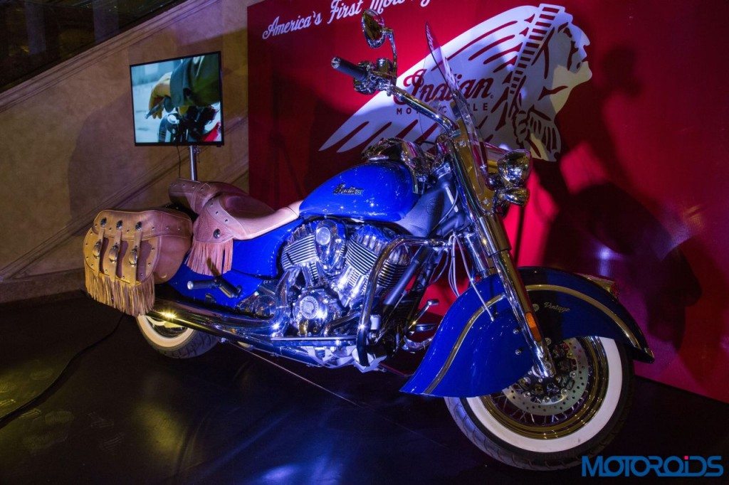 Indian Motorcycle Displayed at Art Bengaluru - Indian Chief Vintage