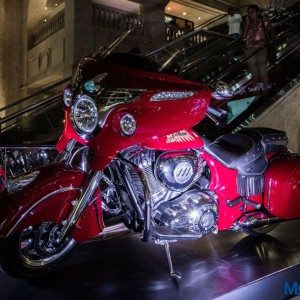 Indian Motorcycle Displayed at Art Bengaluru Indian Chieftain