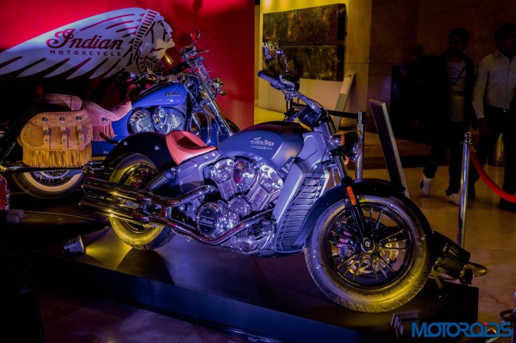 Indian Motorcycle Displayed at Art Bengaluru - Indian Scout - Back - Indian Chief Vintage