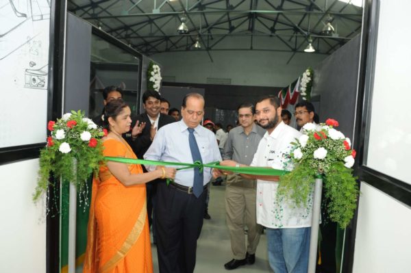 (L - R) Mrs. Hemanti Kulkarni, President, DSK Group, Mr. D. S. Kulkarni, CMD, DSK Group.Mr. Shirish Kulkarni, Chairman, DSK Motowheels