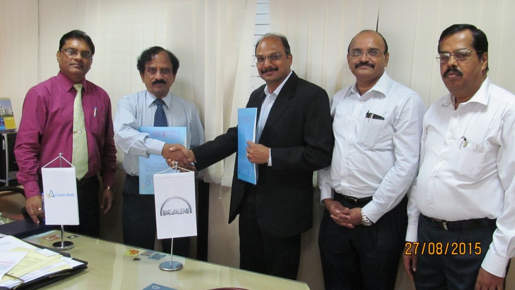 MAN Trucks Signs MoU with Canara Bank (2)