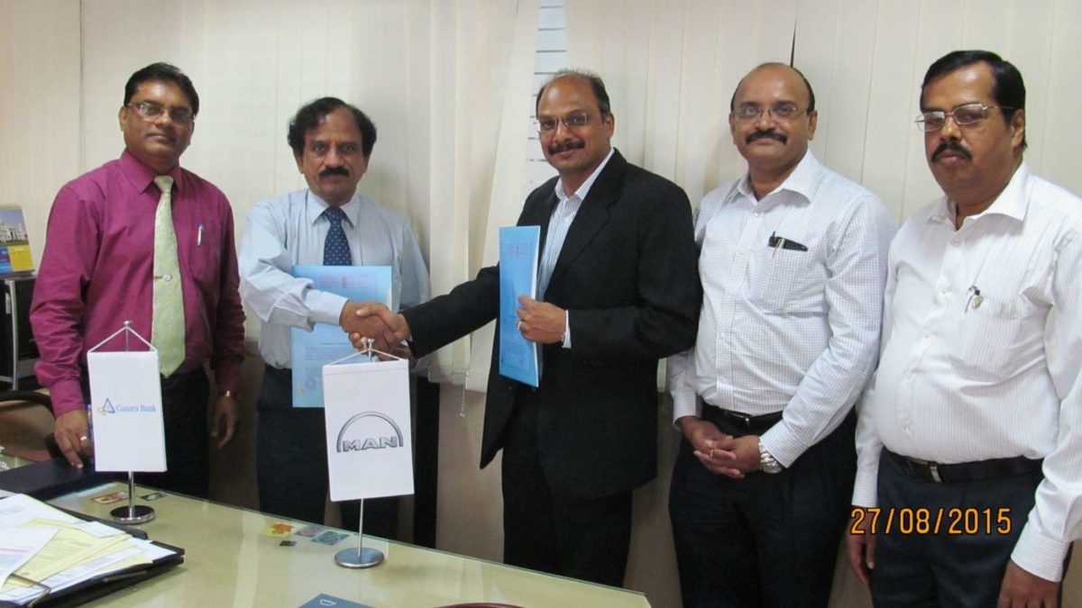 MAN Trucks Signs MoU with Canara Bank