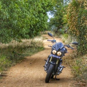 Mahindra Mojo into the wild