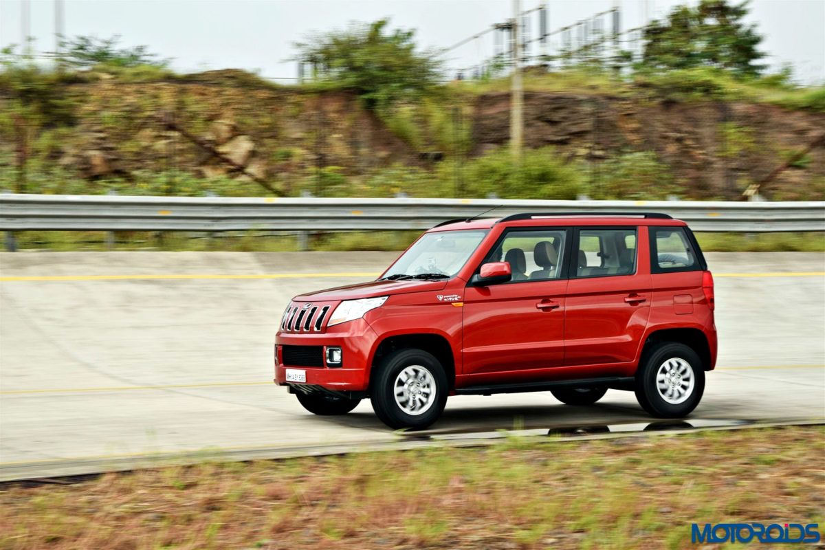 Mahindra TUV RED action