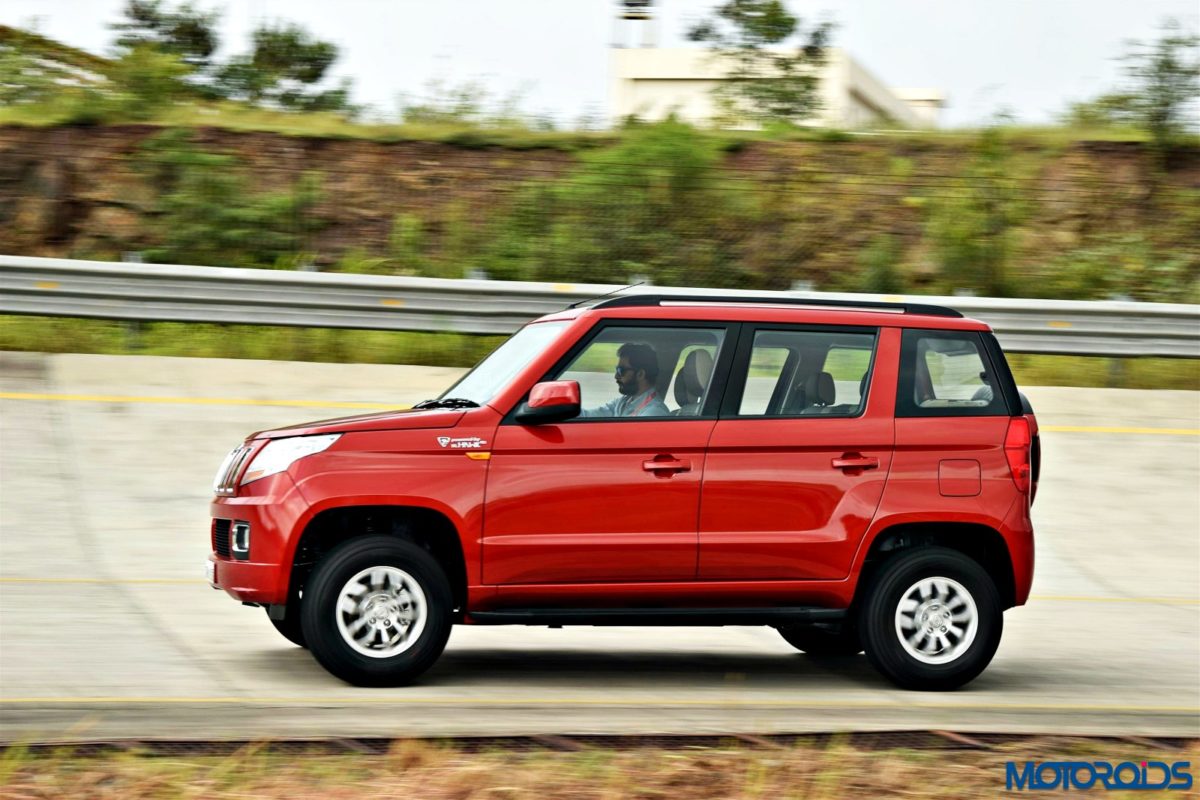 Mahindra TUV RED action