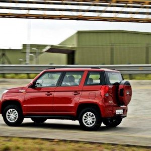 Mahindra TUV RED action