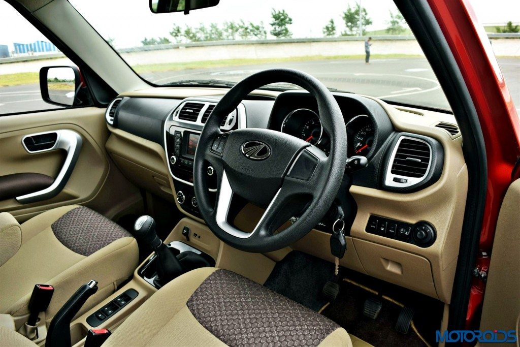 Mahindra TUV300 steering wheel dashbaord