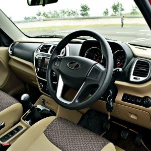 Mahindra TUV steering wheel dashbaord