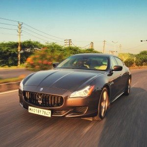 Maserati Quattroporte GTS India action