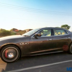Maserati Quattroporte GTS India action