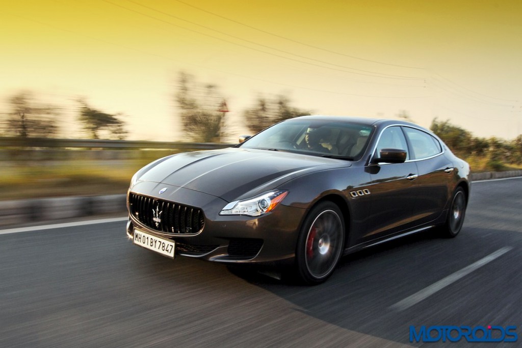 Maserati Quattroporte GTS India action (4)