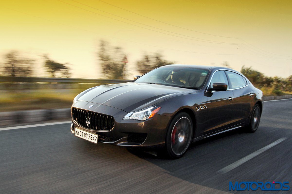 Maserati Quattroporte GTS India action