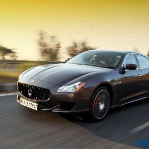 Maserati Quattroporte GTS India action