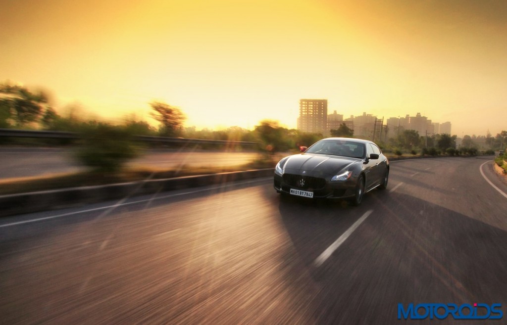 Maserati Quattroporte GTS India action (5)