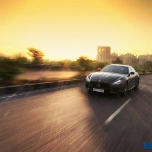 Maserati Quattroporte GTS India action