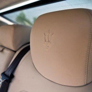 Maserati Quattroporte GTS seat headrests