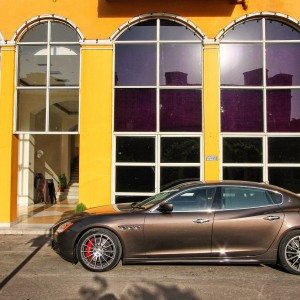 Maserati Quattroporte GTS side and rear