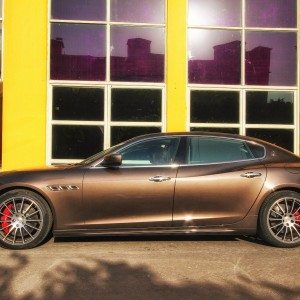 Maserati Quattroporte GTS side and rear