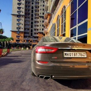 Maserati Quattroporte GTS side and rear