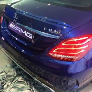 Mercedes AMG C  S rear