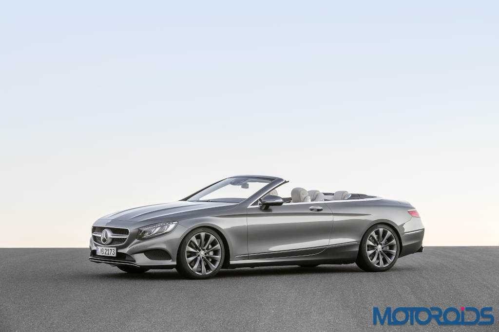 Mercedes-Benz S-Klasse Cabrio ( A 217 ) 2015.S 500, Selenitgrau, Interieur: Leder porzellan/tiefseeblau