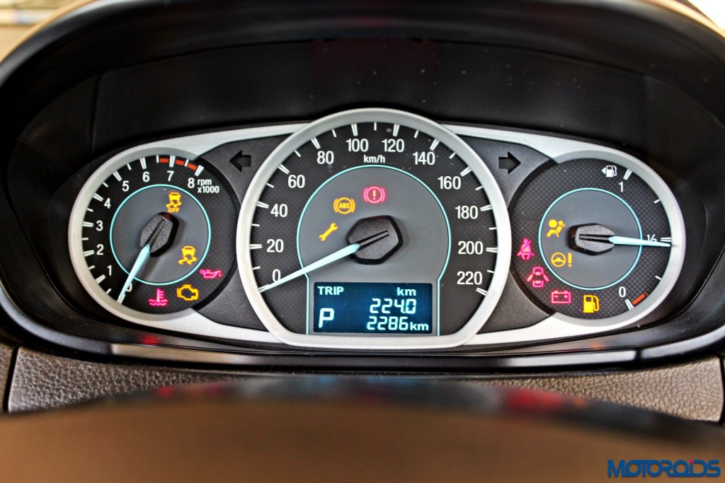 New 2015 Ford Figo 1.5 petrol instrument console petrol (2)