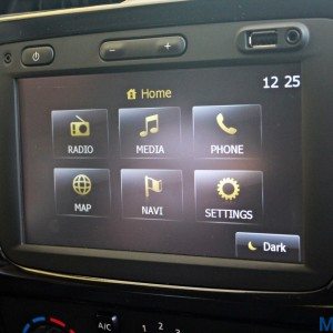 Renault Kwid Media Nav system