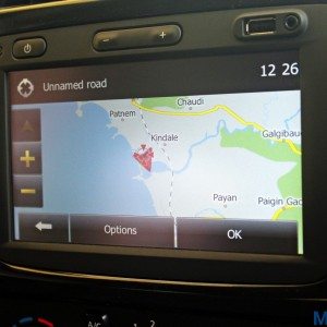 Renault Kwid Media Nav system