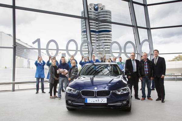 Ten millionth BMW 3 Series Sedan delivered at BMW Welt