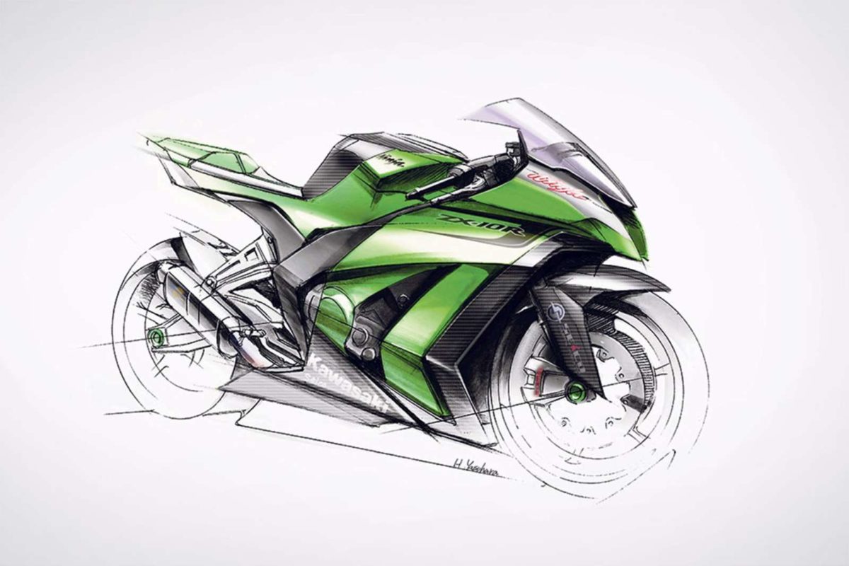 Upcoming Kawasaki Ninja ZX R render