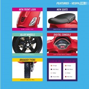 Vespa SXL and VXL Specs