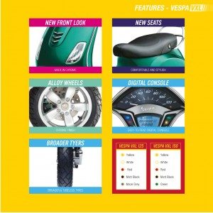 Vespa SXL and VXL Specs