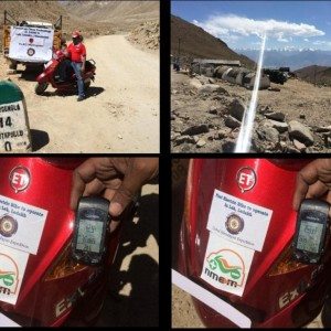 YObykes electric scooters conquer the highest known motorable road Khardung La