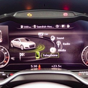 new  Audi TT virtual cockpit