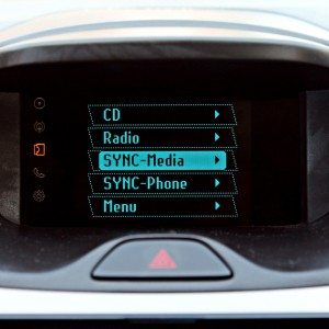 new  Ford Figo SYNC screen