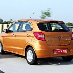 new  Ford Figo action rear