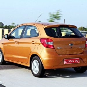 new  Ford Figo action rear