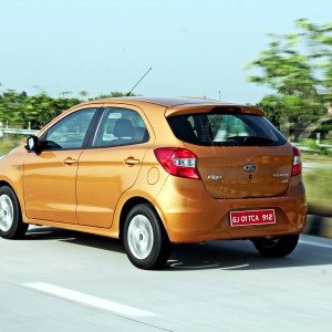 new  Ford Figo action rear