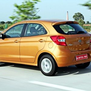 new  Ford Figo action rear