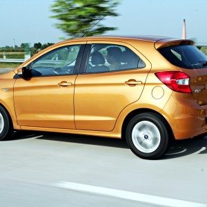 new  Ford Figo action rear